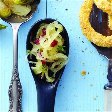 Spaghetti squash with cranberries
