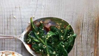 Sesame spinach