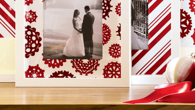 How to make festive picture frames