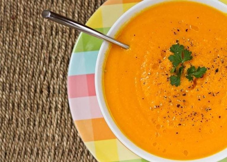 Boost immunity with carrot apple ginger soup