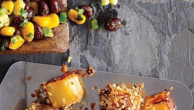 Crispy dijon potatoes