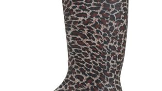 Leopard print rain boots: Weekly steal