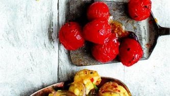 Roasted grape tomatoes