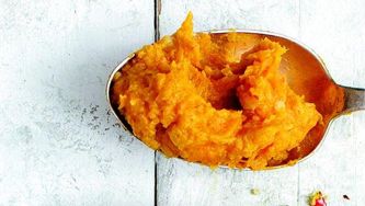Squash and banana mash