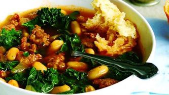 Turkey and white-bean soup