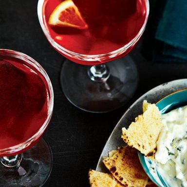Rosy campari cocktail