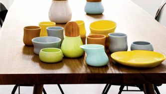 Organize your home with pretty pastel canisters