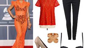 Steal her style: Fergie's Grammy Awards' lace