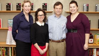 We met Mr g author Alan Lightman!
