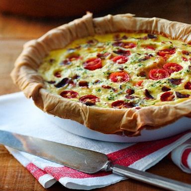 Bacon and egg pie: The ultimate breakfast-for-dinner meal