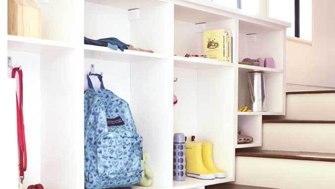 Retrofit bookshelves to your staircase