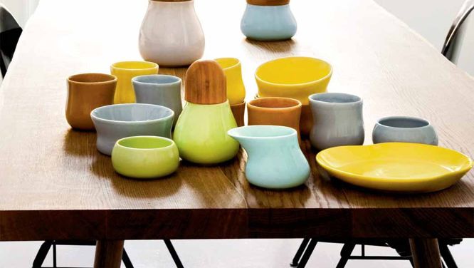 Organize your home with pretty pastel canisters