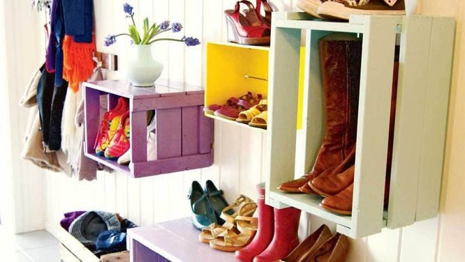 Declutter tip: Get creative with crates