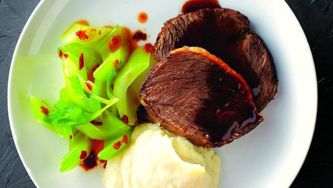 Braised asian beef