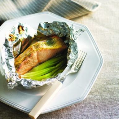 Dilled salmon with leek parcels: An easy Fish Friday meal