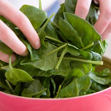 Strawberry-spinach salad