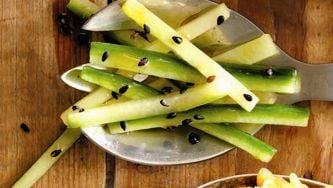 Sesame cucumbers