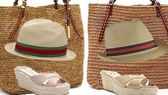 Splurge or save: Straw accessories