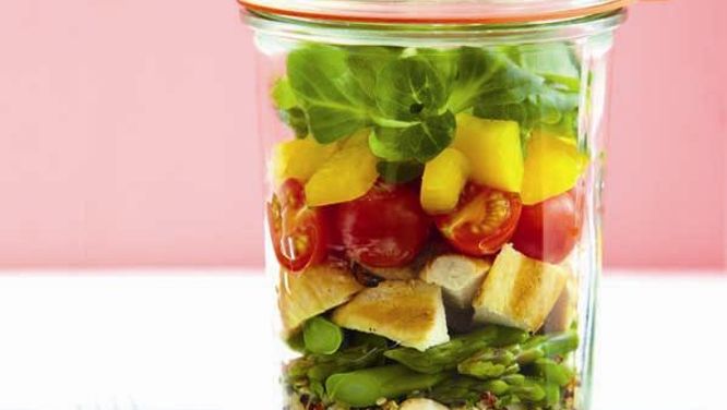 Balsamic grilled chicken salad