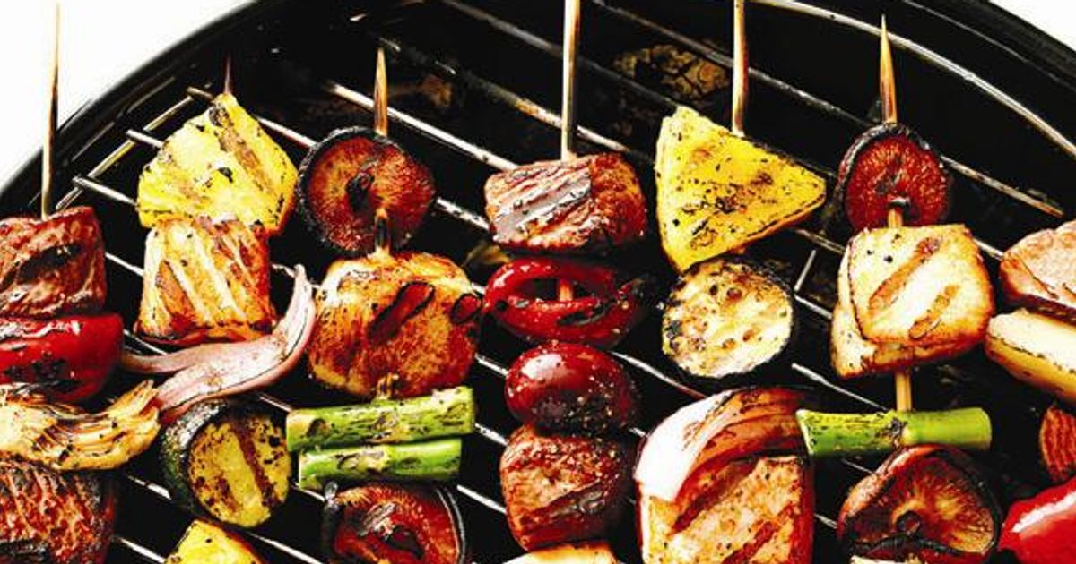 Chicken, shiitake and asparagus skewers recipe Chatelaine