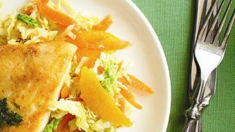 Orange-ginger slaw