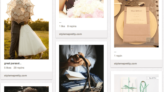 How to use Pinterest to plan your wedding