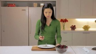 Easiest way to pit cherries