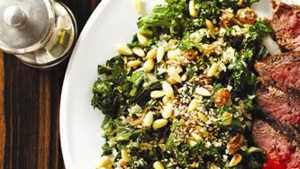 Ox and Angela's sautéed kale salad
