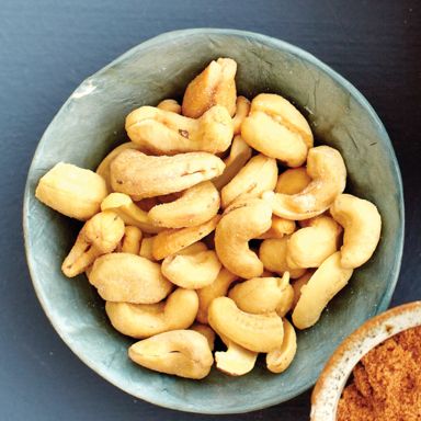 Cashews, salted and roasted