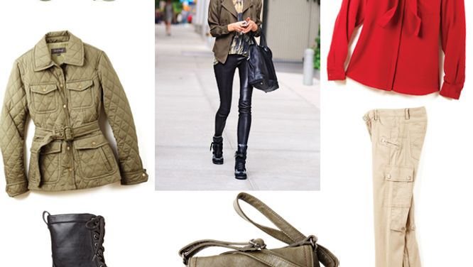 How to wear the modern military trend