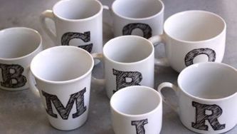 Five cool ways to decorate your mugs with a marker