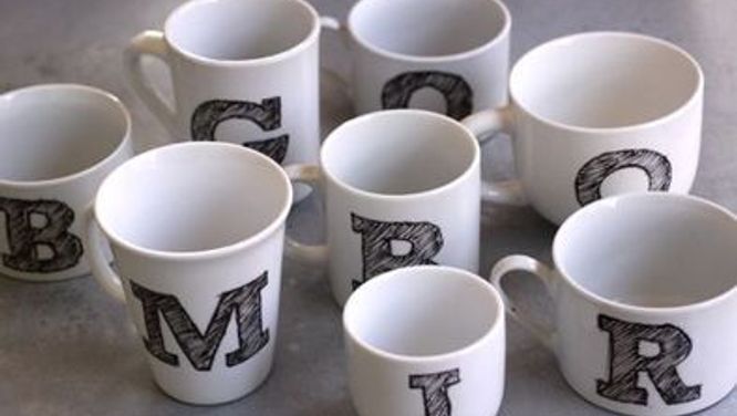 Five cool ways to decorate your mugs with a marker