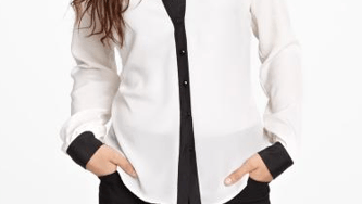Weekly steal: A tuxedo blouse