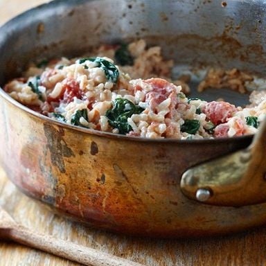 Table for two: a vegetarian dinner menu