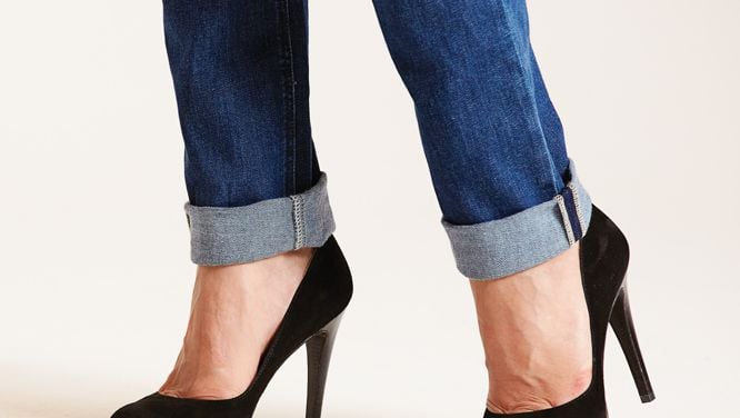 Five cute ways to pair slim jeans with shoes