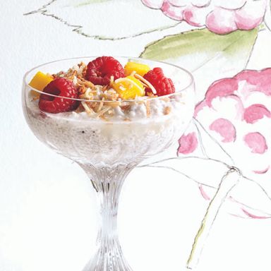 Chatelaine Quickies: Chia and coconut pudding
