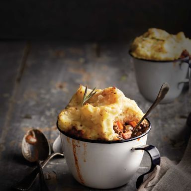 Saucy Shiraz Shepherd's Pies