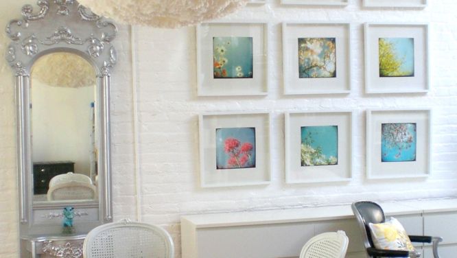 How to make a romantic pendant light with coffee filters