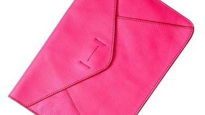 Weekly steal: Bright, leather envelope clutch