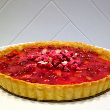 Amy Rosen's Lyonnaise pink praline tart recipe