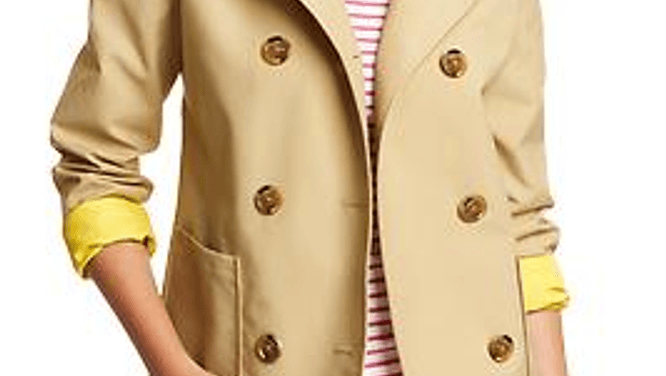 Weekly Steal: Double-breasted canvas coat