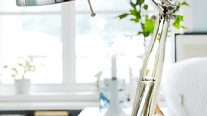 Updated luxe lamp from Ikea