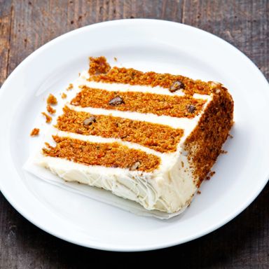Carrot Cake With Fluffy White-Chocolate Icing