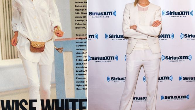 Fashion flashback to 1991: Bright whites