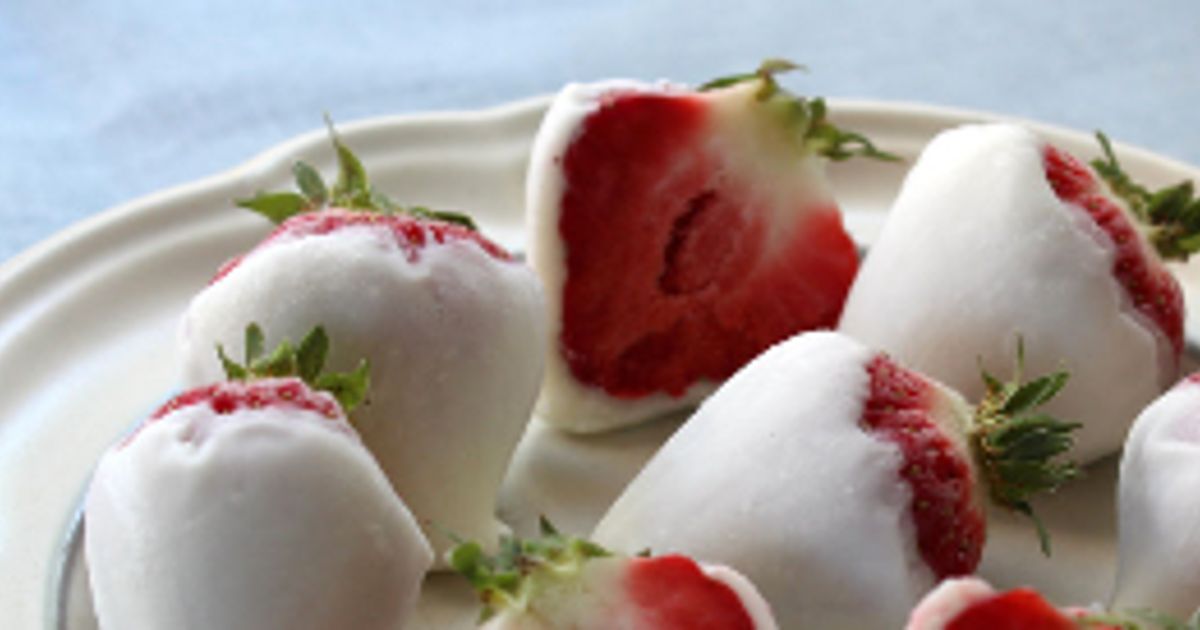 Frozen YogurtCovered Strawberries Chatelaine