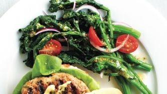 Simple rapini salad