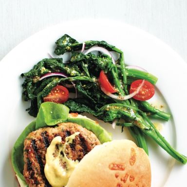 Simple rapini salad