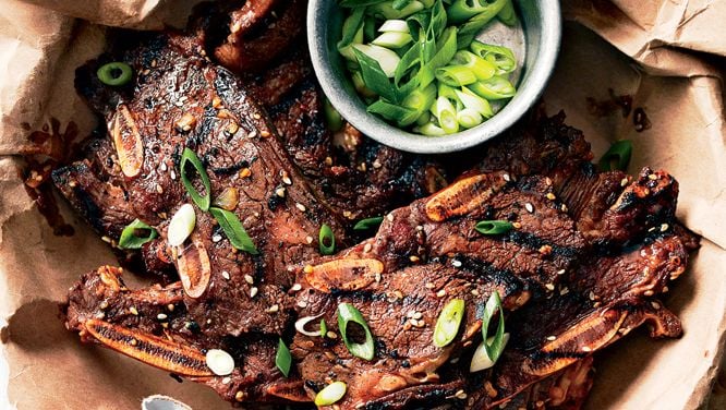 Kalbi-Style Beef Ribs