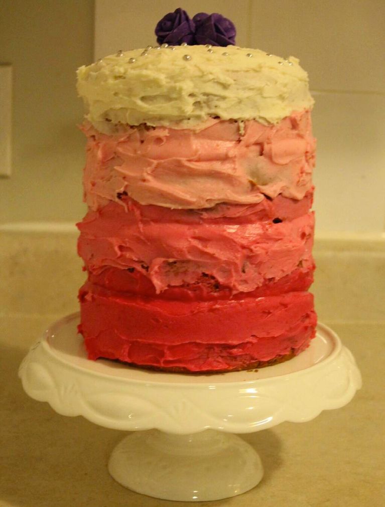 Cooking Club: Your best pink ombré cake photos!