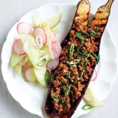 Vegetarian BBQ Miso Eggplant
